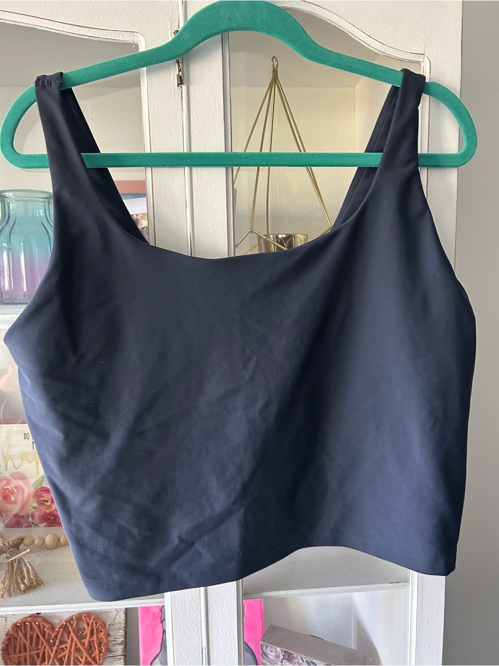 Old navy dusty navy blue workout tank
